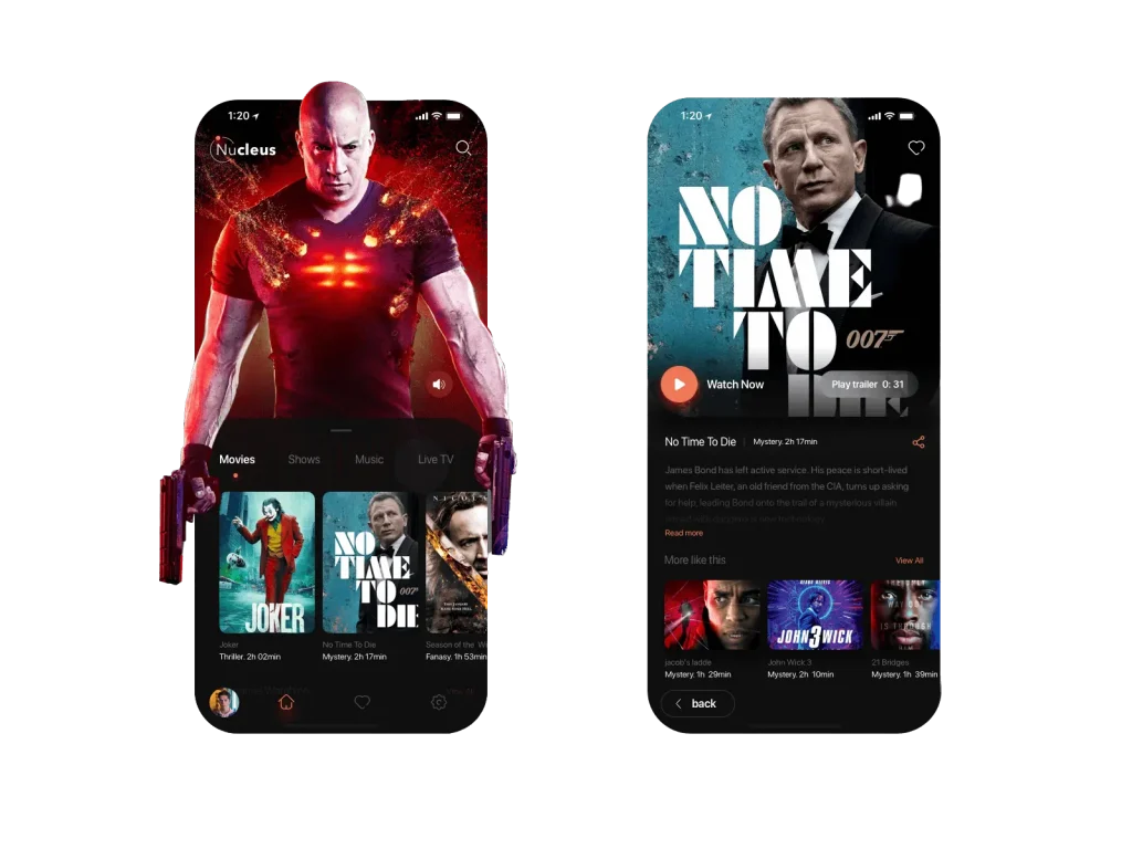 movies and tv shows on mobile